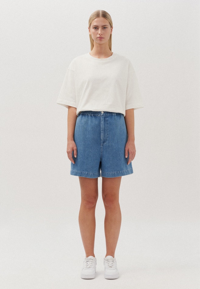 Regular Shorts Uni dans Bleu Moyen | Boutique en ligne Seidensticker