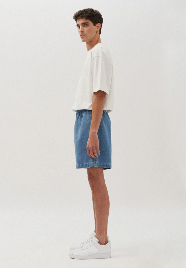 Regular Shorts Uni in Mittelblau |  Seidensticker Onlineshop