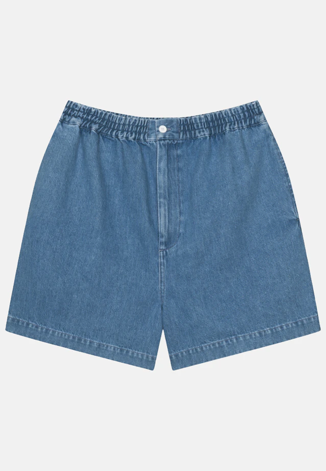 Regular Shorts Uni in Mittelblau |  Seidensticker Onlineshop