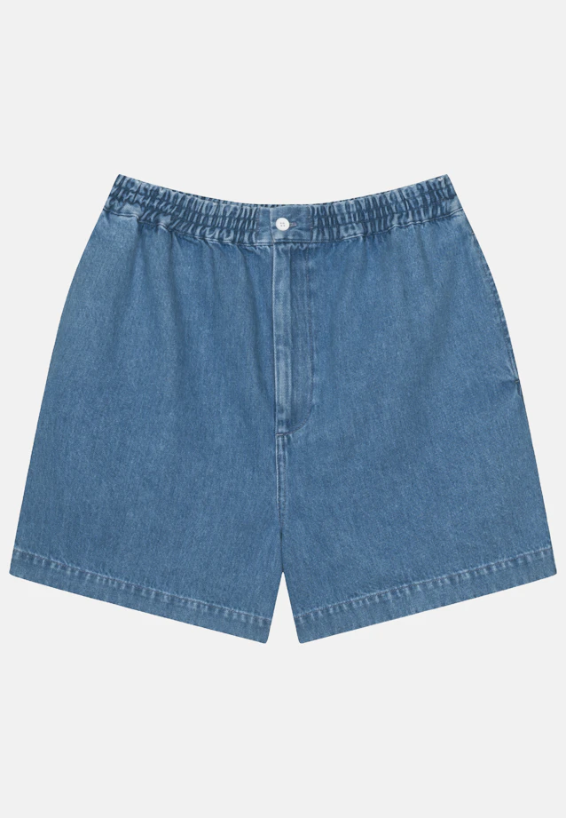 Regular Shorts Uni in Mittelblau |  Seidensticker Onlineshop