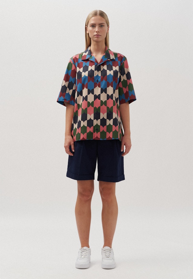 Resort shirt Regular in Middelmatig Blauw |  Seidensticker Onlineshop