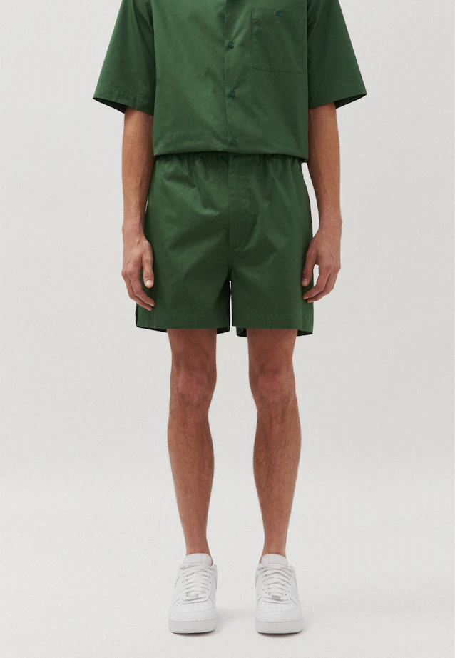 Regular Shorts Uni in Grün |  Seidensticker Onlineshop