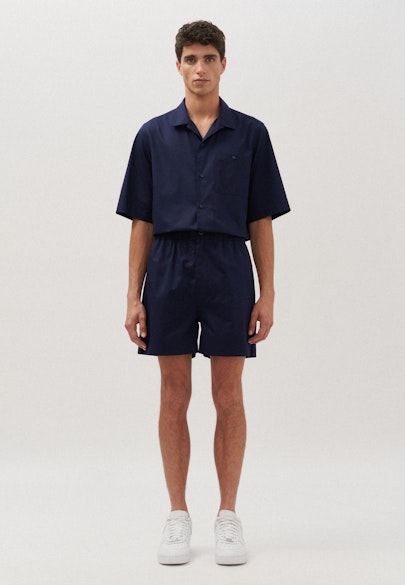 Regular Shorts Uni in Dunkelblau |  Seidensticker Onlineshop