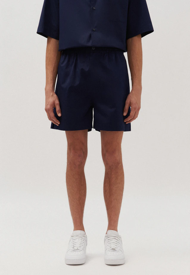 Regular Shorts Uni in Dunkelblau |  Seidensticker Onlineshop