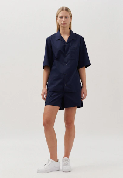 Regular Resort Hemd Uni in Dunkelblau |  Seidensticker Onlineshop