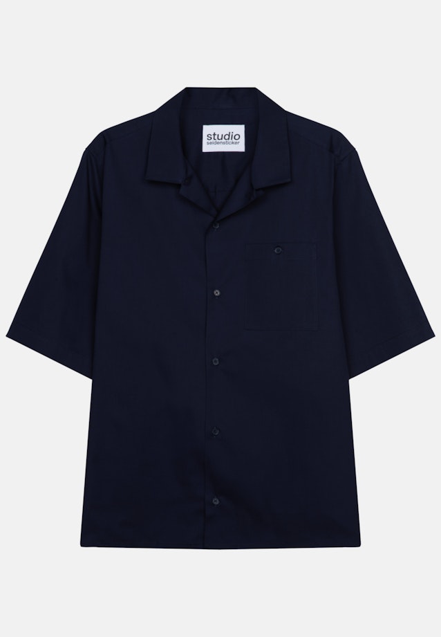 Resort shirt Regular in Donkerblauw |  Seidensticker Onlineshop