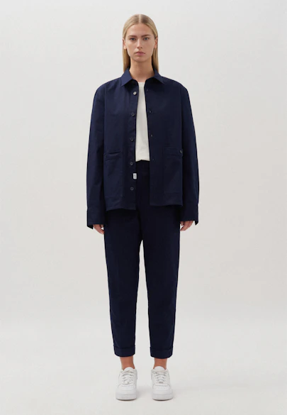 Regular Overshirt in Dark Blue |  Seidensticker Onlineshop
