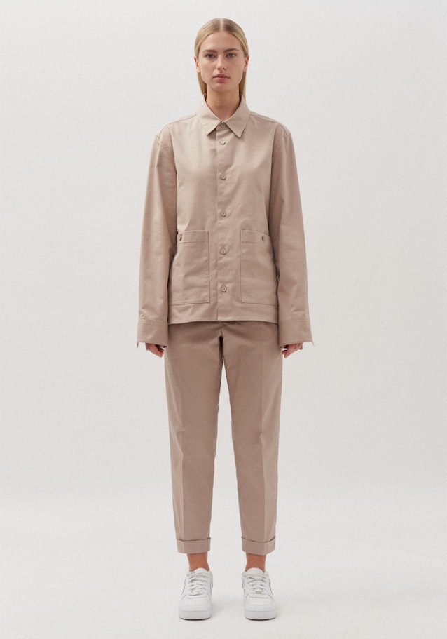 Regular Overshirt Uni in Braun | Seidensticker Onlineshop