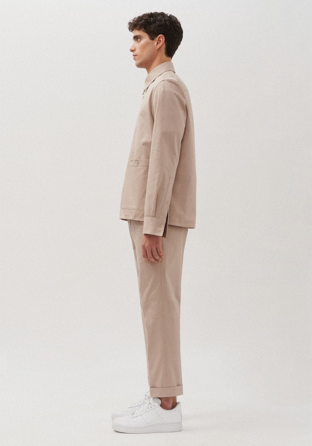 Regular Overshirt Uni in Braun | Seidensticker Onlineshop