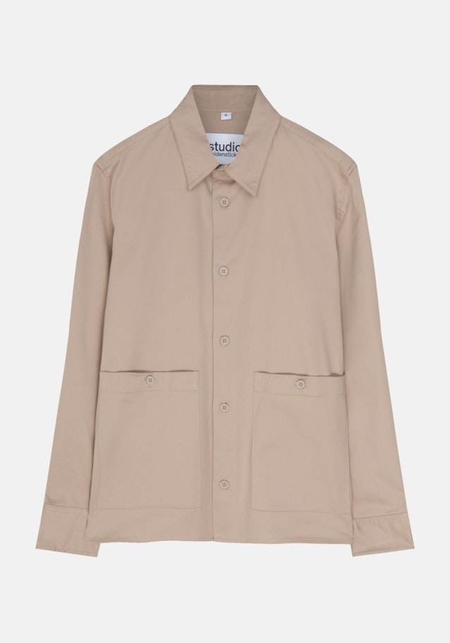 Regular Overshirt Uni in Braun | Seidensticker Onlineshop