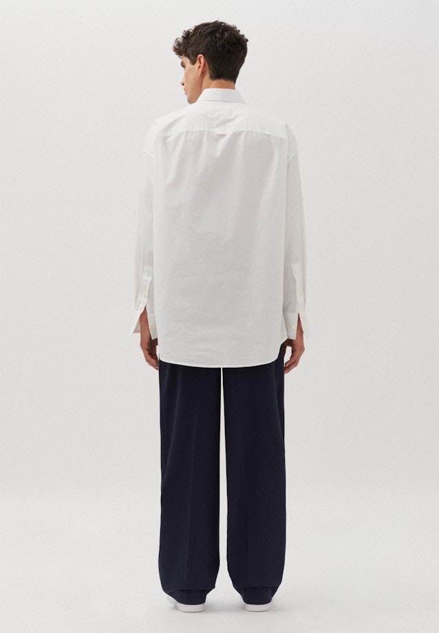Shirt Oversized in Wit |  Seidensticker Onlineshop
