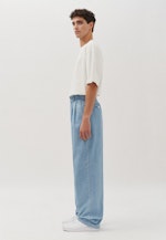 Pleated trousers Oversized in Medium Blue |  Seidensticker Onlineshop