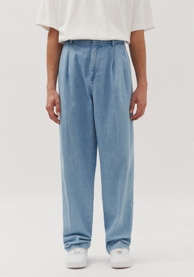 Pantalon à pinces Oversized in Bleu Moyen |  Seidensticker Onlineshop