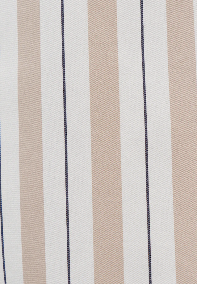 Oversized Hemd Streifen in Braun |  Seidensticker Onlineshop