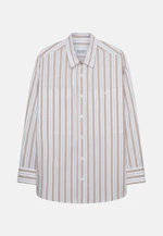 Oversized Hemd Streifen in Braun |  Seidensticker Onlineshop