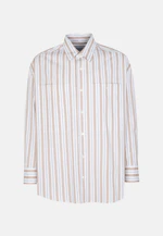Oversized Hemd Streifen in Braun |  Seidensticker Onlineshop