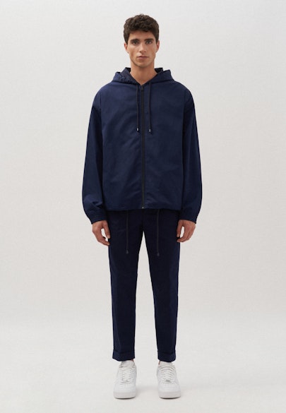 Oversized Anorak Imprimé in Bleu Foncé |  Seidensticker Onlineshop