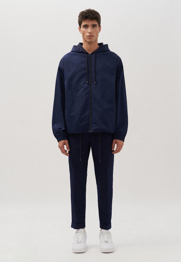Oversized Anorak Druck in Dunkelblau |  Seidensticker Onlineshop