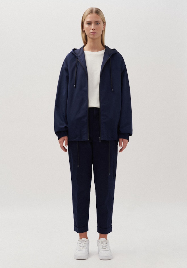 Oversized Anorak Imprimé dans Bleu Foncé | Boutique en ligne Seidensticker