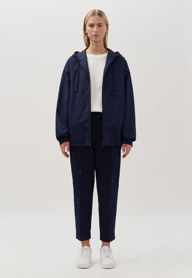 Oversized Anorak Druck in Dunkelblau |  Seidensticker Onlineshop