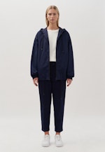 Oversized Anorak Druck in Dunkelblau |  Seidensticker Onlineshop