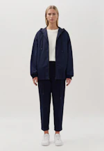Oversized Anorak Druck in Dunkelblau |  Seidensticker Onlineshop