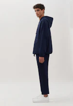 Oversized Anorak Druck in Dunkelblau |  Seidensticker Onlineshop