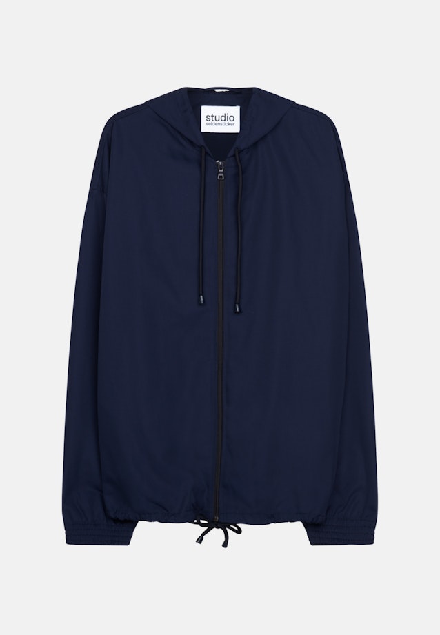 Hooded jacket Oversized in Dunkelblau |  Seidensticker Onlineshop