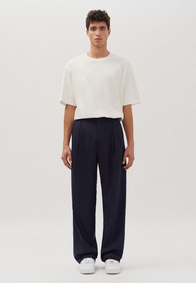 Pleated trousers Oversized in Dark Blue |  Seidensticker Onlineshop