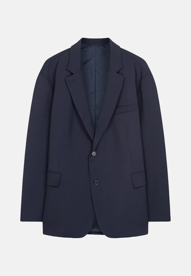Oversized Sakko Uni in Dunkelblau | Seidensticker Onlineshop
