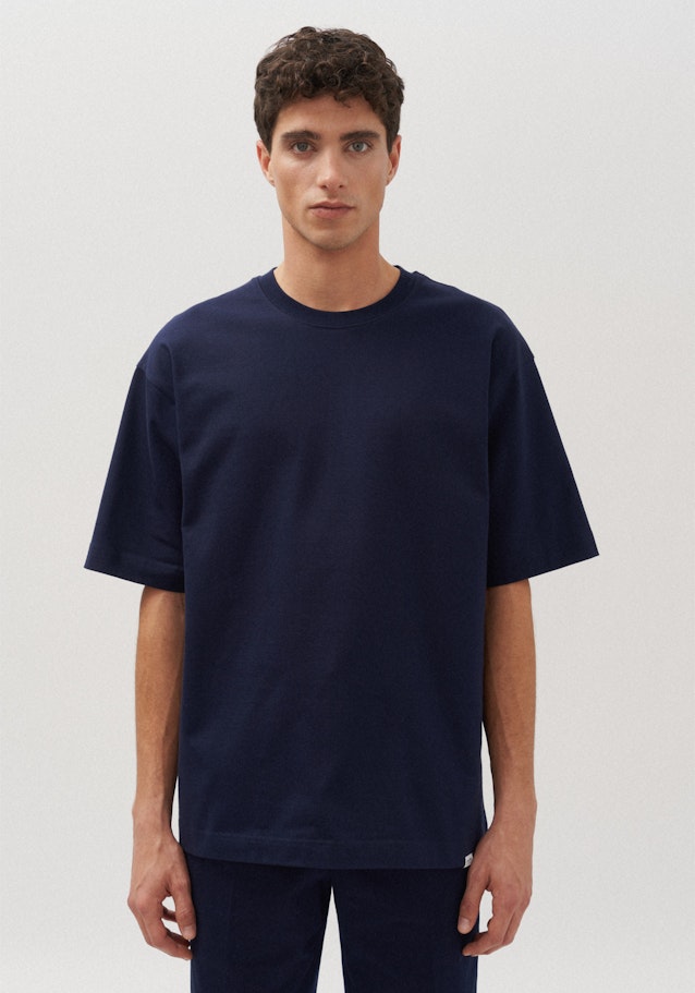 Rundhals T-Shirt Oversized in Dunkelblau |  Seidensticker Onlineshop