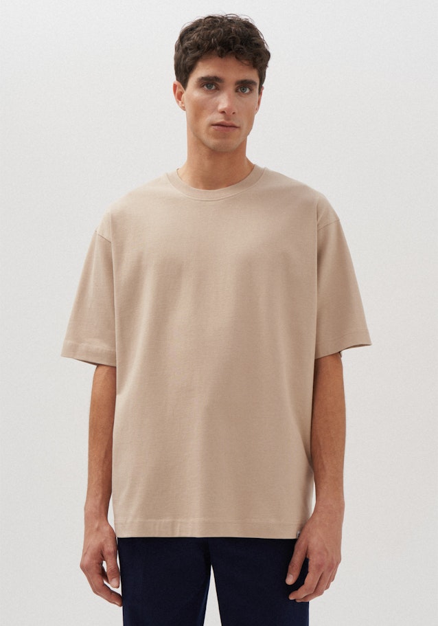 Crew Neck T-Shirt in Brown |  Seidensticker Onlineshop