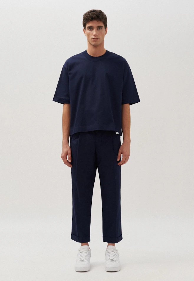 T-Shirt Uni in Dunkelblau | Seidensticker Onlineshop