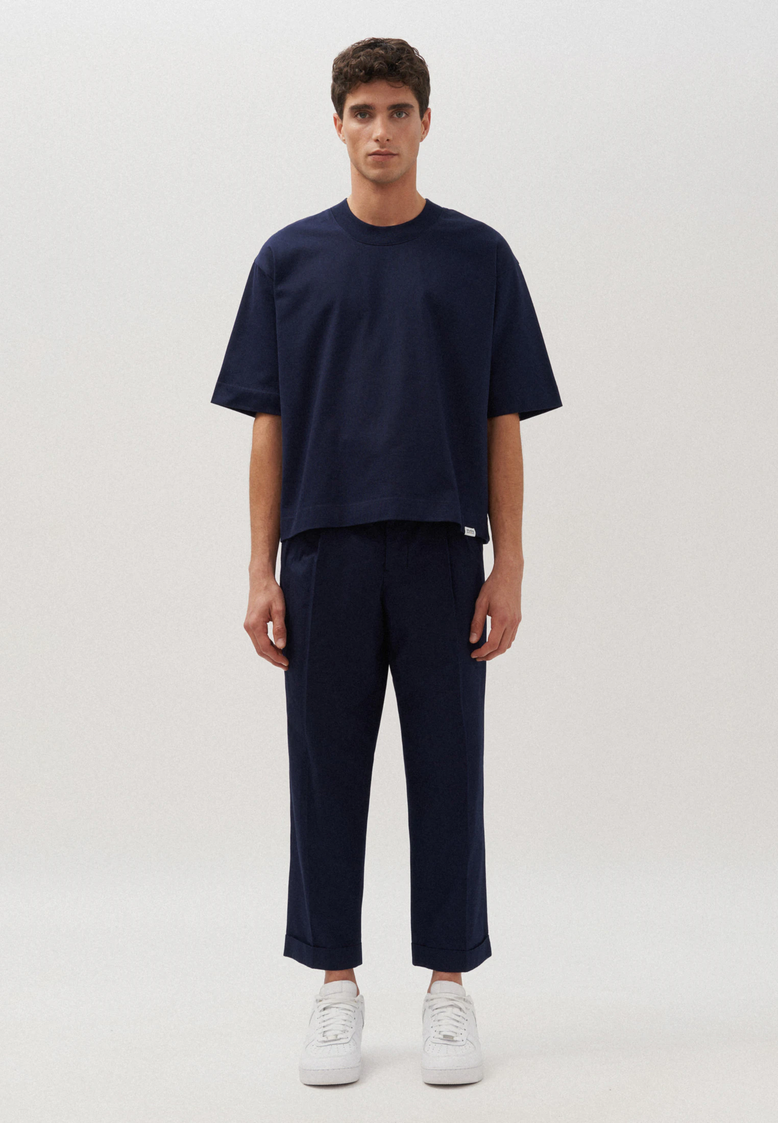 T-Shirt Uni Blau