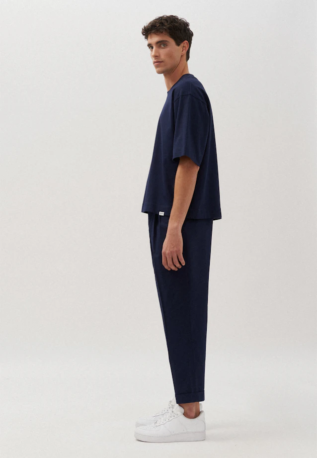 T-shirt Uni in Bleu Foncé |  Seidensticker Onlineshop