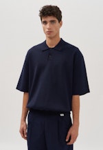 Oversized Polo Uni in Dunkelblau |  Seidensticker Onlineshop