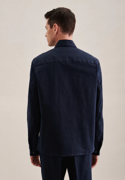 Regular Jacket in Dark Blue |  Seidensticker Onlineshop
