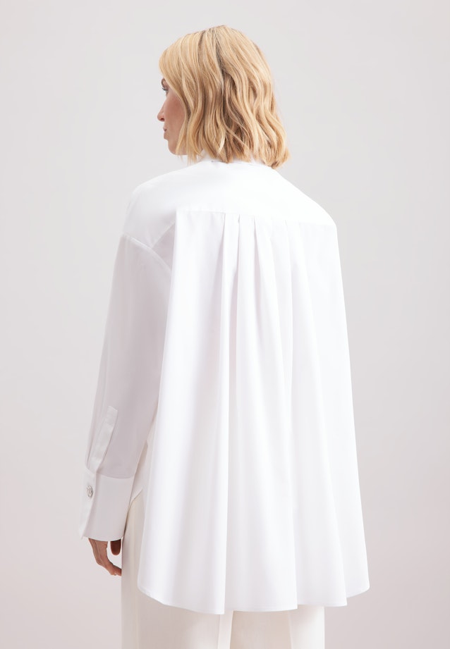 Chemisier chemise Uni in Blanc |  Seidensticker Onlineshop