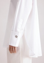 Chemisier chemise Uni in Blanc |  Seidensticker Onlineshop