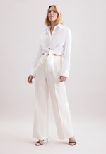 Chemisier chemise Uni in Blanc |  Seidensticker Onlineshop