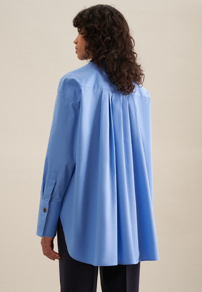 Kragen Hemdbluse Oversized in Hellblau | Seidensticker Onlineshop
