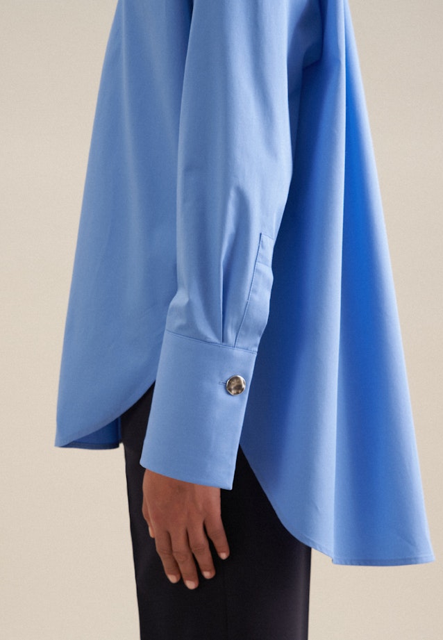 Twill Hemdbluse in Hellblau |  Seidensticker Onlineshop