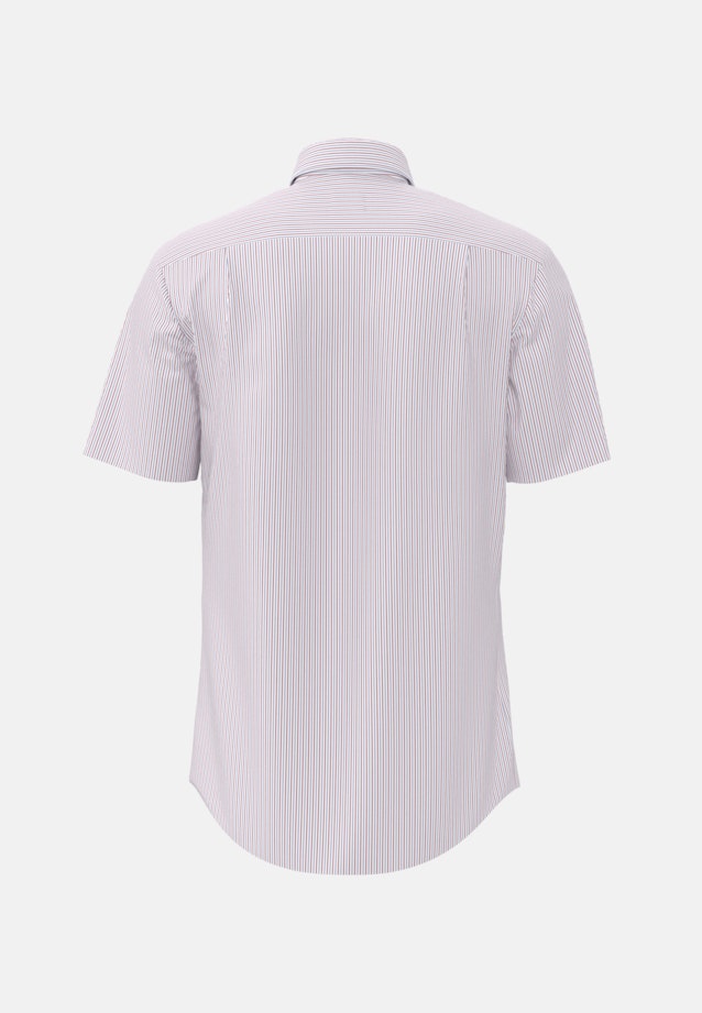 Non-iron Popeline korte arm Business overhemd in Regular with Kentkraag in Rood |  Seidensticker Onlineshop