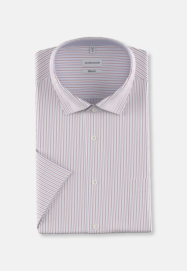 Regular Business Hemd Streifen in Rot | Seidensticker Onlineshop