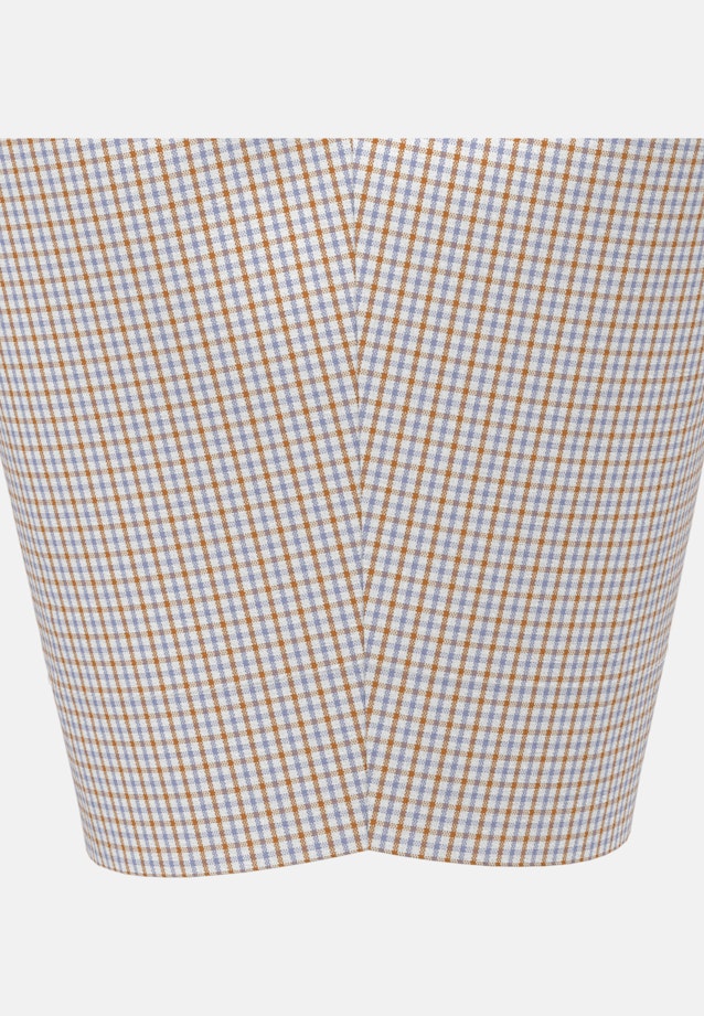 Regular Business shirt Check in Orange |  Seidensticker Onlineshop