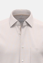 Non-iron Poplin Short sleeve Business Shirt in Regular with Kent-Collar in Orange |  Seidensticker Onlineshop