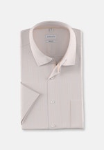 Regular Business shirt Check in Orange |  Seidensticker Onlineshop