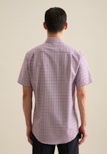 Regular Business shirt Check in Pink |  Seidensticker Onlineshop