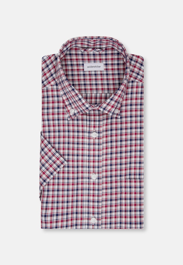 Regular Business shirt Check in Pink |  Seidensticker Onlineshop