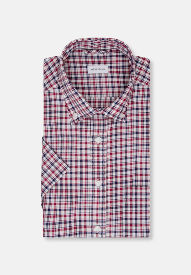 Regular Business shirt Check in Pink | Seidensticker online shop